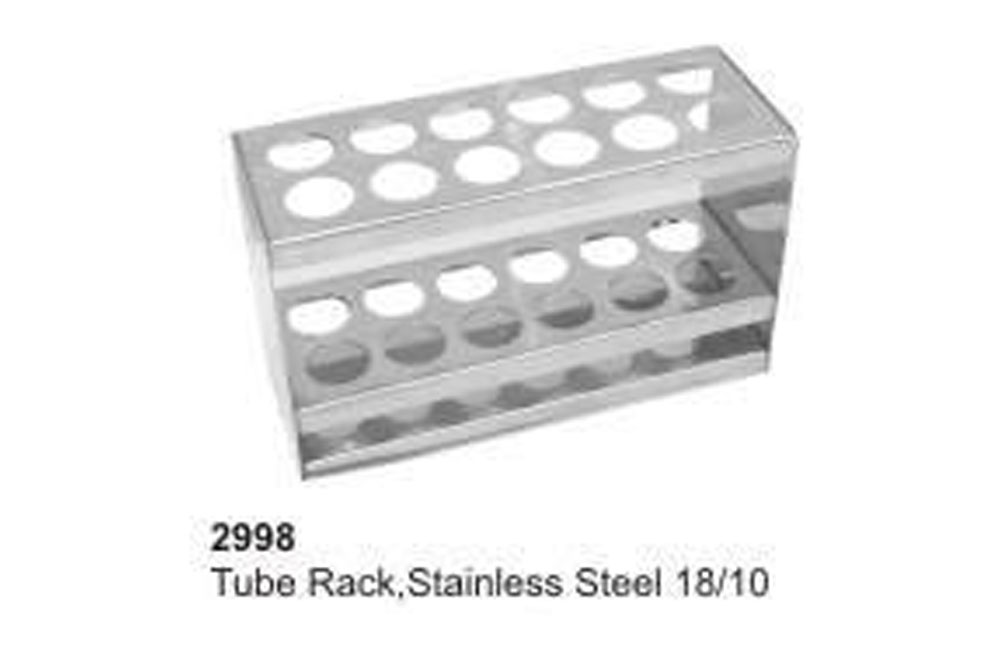Tube Rack, Stainless Steel 18/10