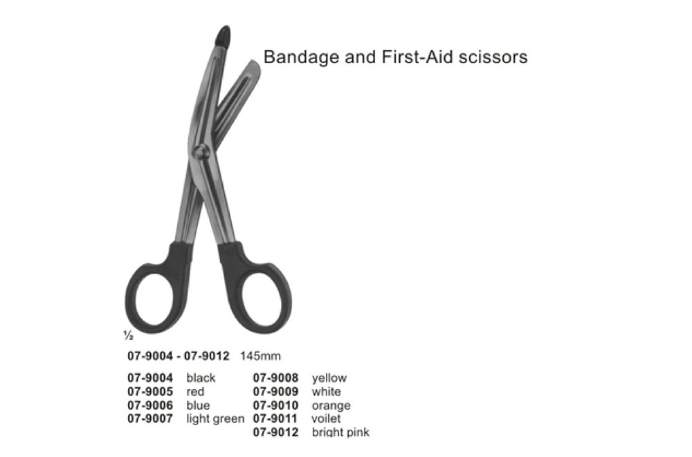 Bandage and First-Aid scissors